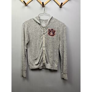 Auburn Tigers Fanatics Sweatshirt Womens Small‎ Gray Full Zip Jacket War Eagle